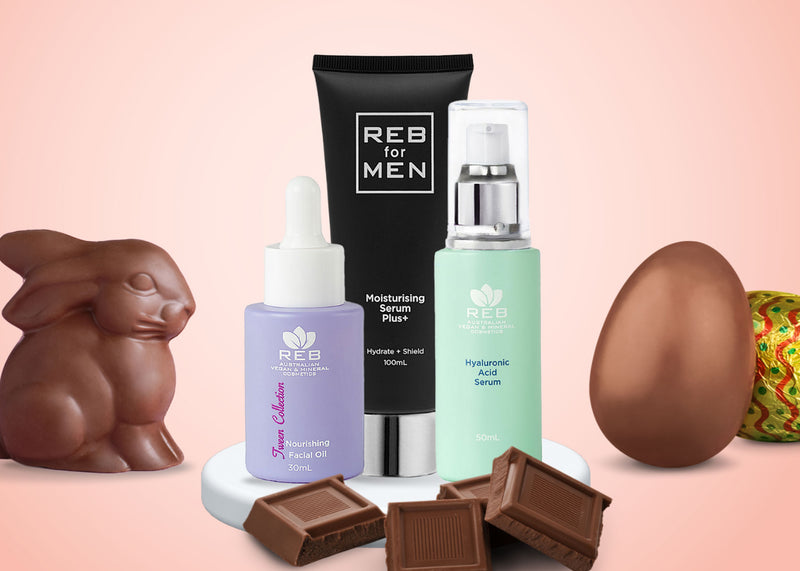 With REB Skincare, you don't need to ditch the chocolate this Easter.
