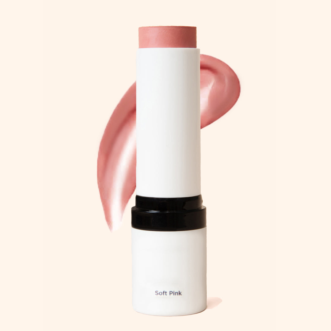 Soft Pink Stick Cream Blush Duo